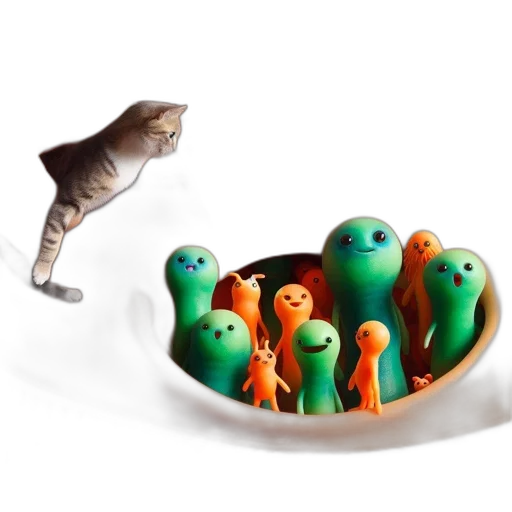 food, animal, creature, concept art, 3d render, photorealistic, fantasy art, underwater transparent PNG cut-out