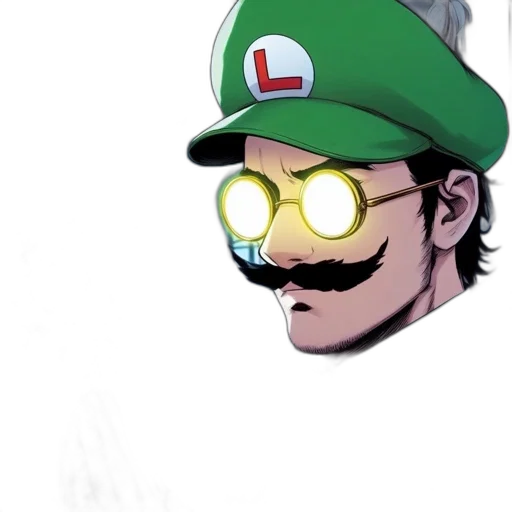 hat, mask, staff, face, concept art, comic book art, cartoon, anime transparent PNG cut-out