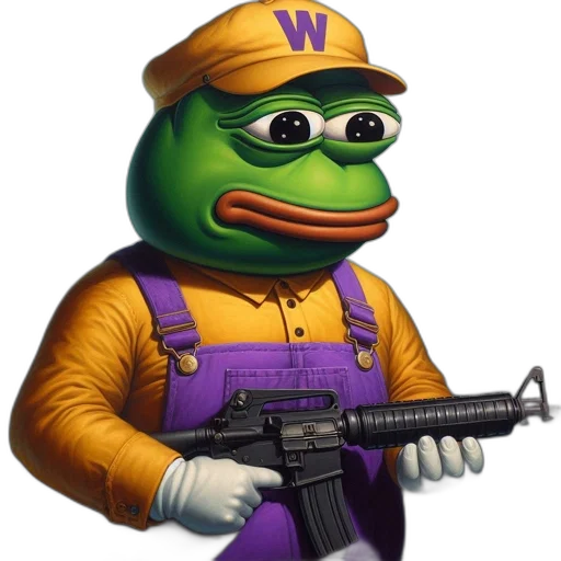 weapon, animal, staff, concept art, frog, character, wearing, human transparent PNG cut-out