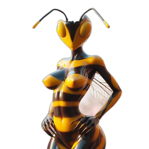 animal, creature, robot, dress, 3d render, concept art, photorealistic, golden transparent PNG cut-out