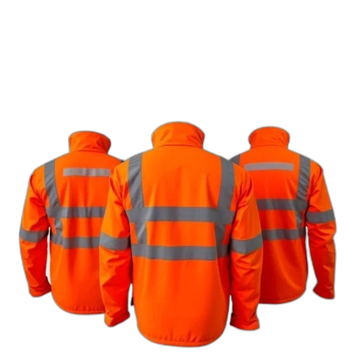 jacket, staff, neon, promotional, image, reflective, jackets, whole transparent PNG cut-out