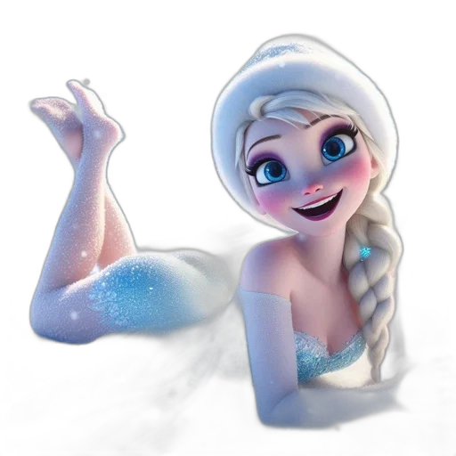 dress, fantasy art, concept art, cartoon, 3d render, underwater, snow, outer space transparent PNG cut-out