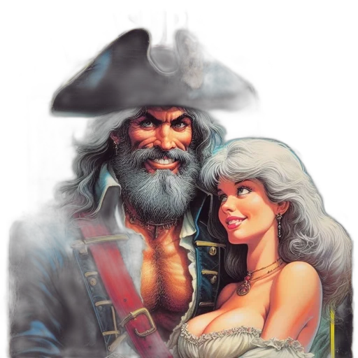 fantasy art, comic book art, concept art, pixel art, underwater, cover, art, treasure transparent PNG cut-out