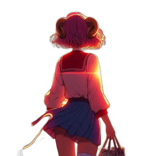 dress, jacket, staff, weapon, concept art, anime, watercolor, pixel art transparent PNG cut-out