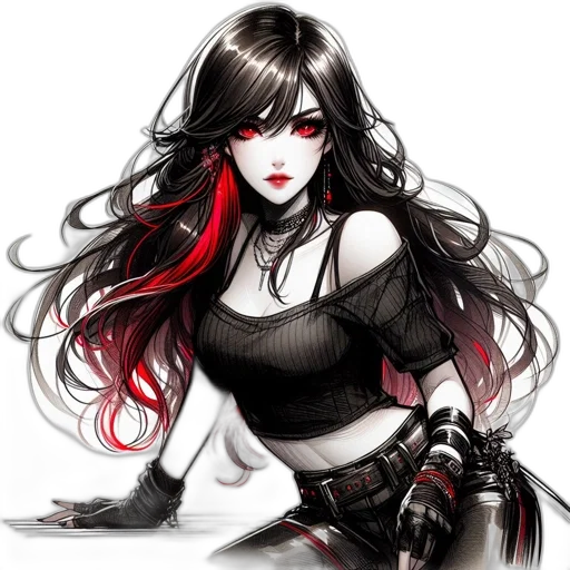 mask, fantasy art, concept art, pixel art, comic book art, red, dark, monochrome transparent PNG cut-out