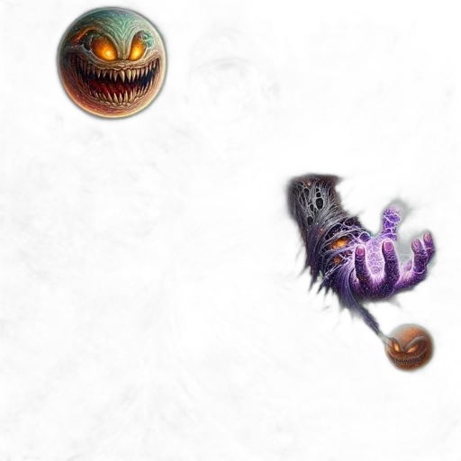 creature, mask, dragon, staff, concept art, fantasy art, pixel art, 3d render transparent PNG cut-out