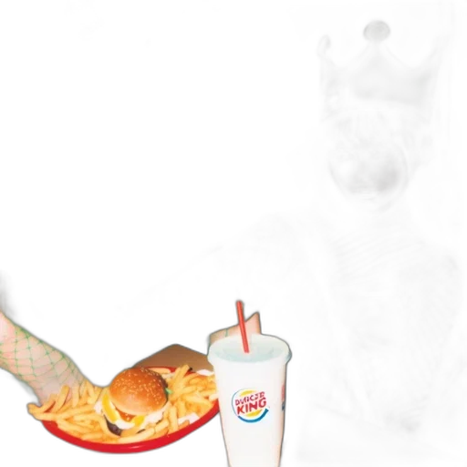 food, creature, robot, animal, concept art, vaporwave, 3d render, photorealistic transparent PNG cut-out
