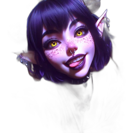face, creature, staff, mask, fantasy art, concept art, photorealistic, pixel art transparent PNG cut-out