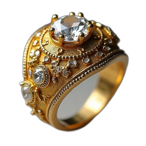 jewelry, crown, 3d render, photorealistic transparent PNG cut-out