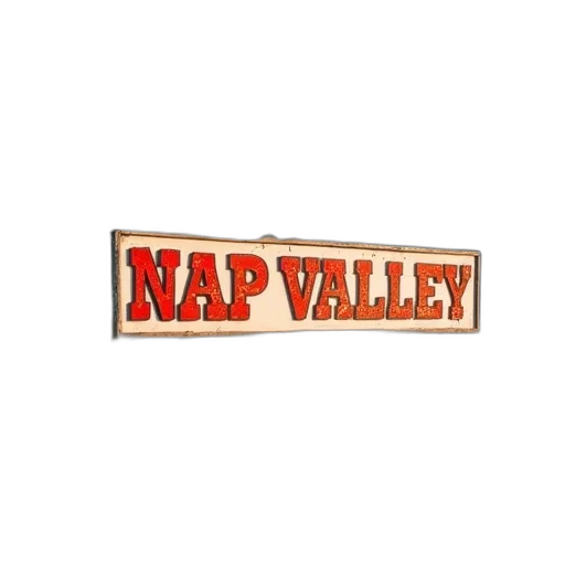 nap, valley, sign, california transparent PNG cut-out