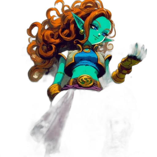 staff, fantasy art, concept art, pixel art, comic book art, underwater, green, blue transparent PNG cut-out