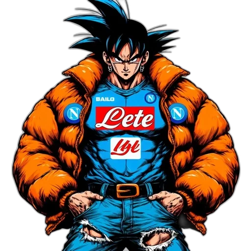 jacket, food, bottle, comic book art, pixel art, concept art, cartoon, character transparent PNG cut-out