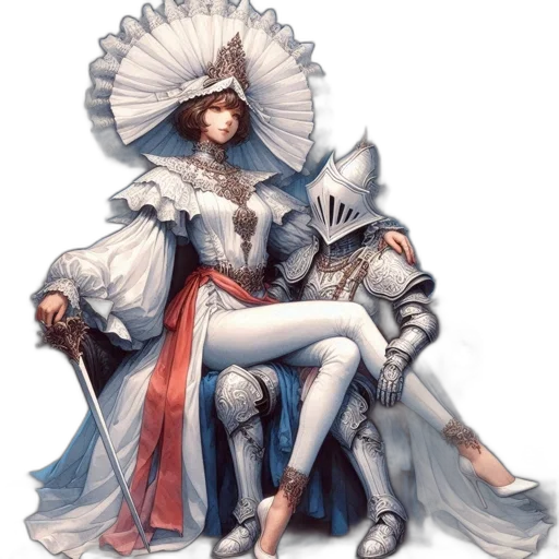 crown, hat, sword, staff, concept art, fantasy art, pixel art, photorealistic transparent PNG cut-out