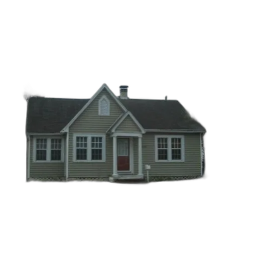 building, furniture, 3d render, photorealistic, concept art, small, beige, house transparent PNG cut-out