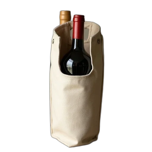bottle, 3d render, canvas, wine, carrier transparent PNG cut-out