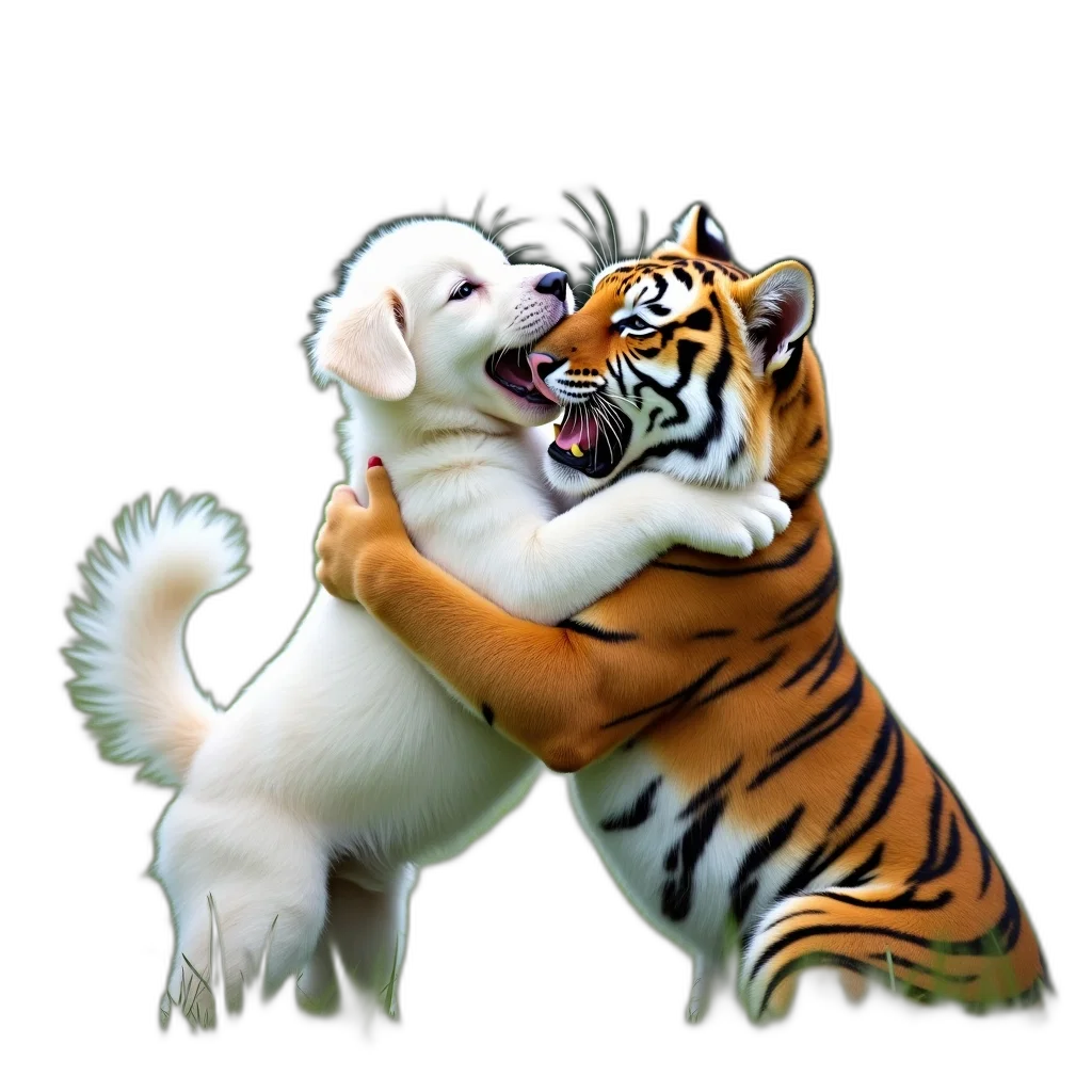 animal, creature, photorealistic, 3d render, oil painting, concept art, forest, playful transparent PNG cut-out