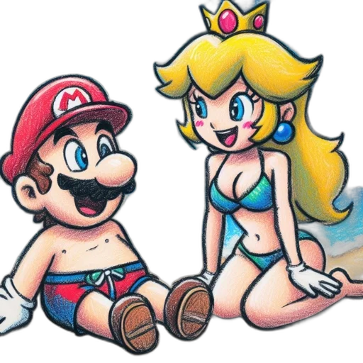 crown, dress, hat, weapon, pixel art, concept art, cartoon, comic book art transparent PNG cut-out