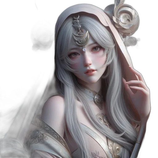 crown, face, mask, jewelry, fantasy art, concept art, anime, photorealistic transparent PNG cut-out