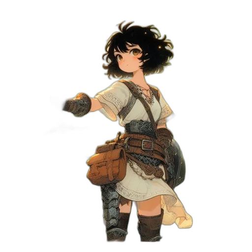 staff, weapon, sword, concept art, fantasy art, pixel art, comic book art, earth tones transparent PNG cut-out