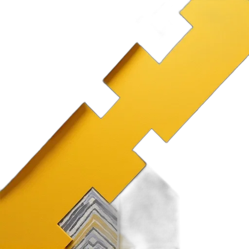 building, 3d render, gray, yellow, pattern, pack transparent PNG cut-out