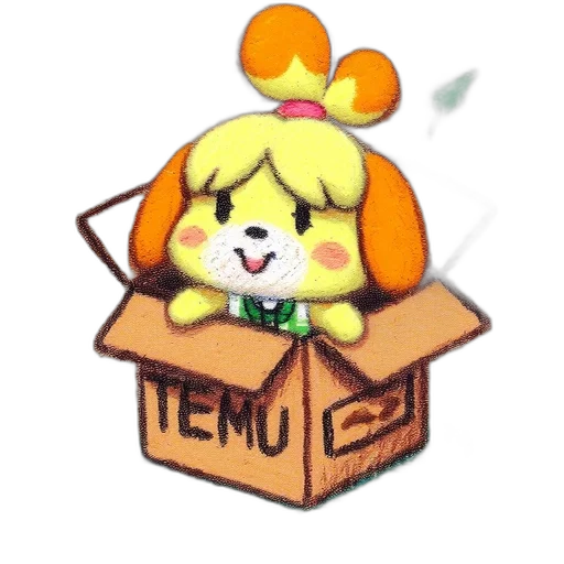 food, watercolor, concept art, pixel art, anime, cartoon, character, yellow transparent PNG cut-out