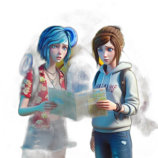jacket, concept art, comic book art, photorealistic, 3d render, city street, neon lights, snow transparent PNG cut-out