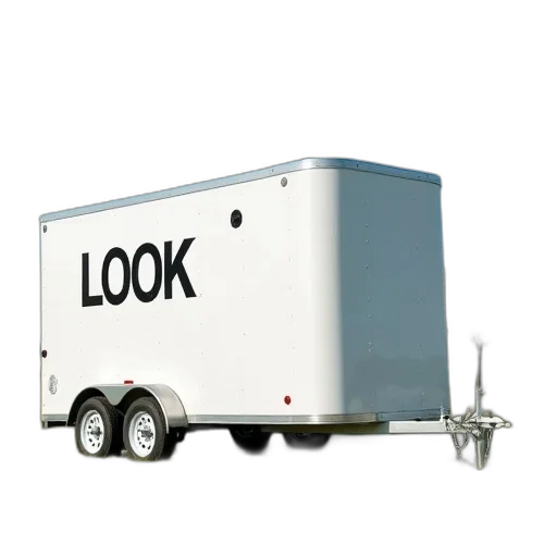 robot, car, face, concept art, 3d render, photorealistic, white, trailer transparent PNG cut-out
