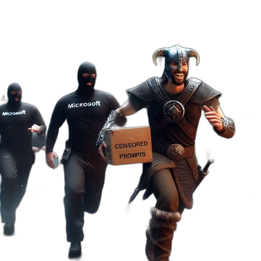 mask, concept art, 3d render, fantasy art, cyberpunk, viking-armored, figure, censored transparent PNG cut-out