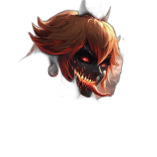 mask, face, creature, dragon, concept art, fantasy art, pixel art, comic book art transparent PNG cut-out