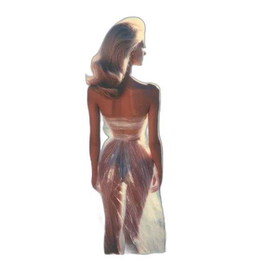 dress, jewelry, oil painting, concept art, 3d render, photorealistic, woman, blonde transparent PNG cut-out
