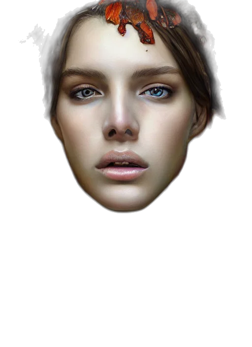 face, mask, robot, crown transparent PNG cut-out