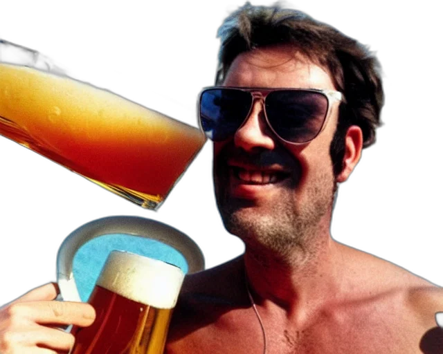 selfie, content, bloke, wearing transparent PNG cut-out