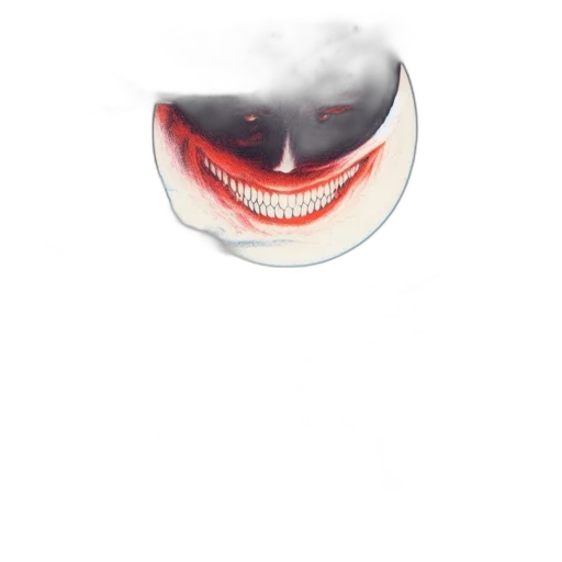 mask, hat, face, creature, 3d render, concept art, photorealistic, anime transparent PNG cut-out