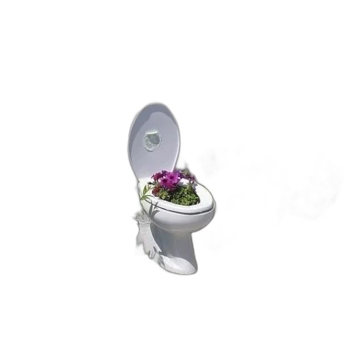 flower, jewelry, crown, furniture, 3d render, photorealistic, white, toilet transparent PNG cut-out