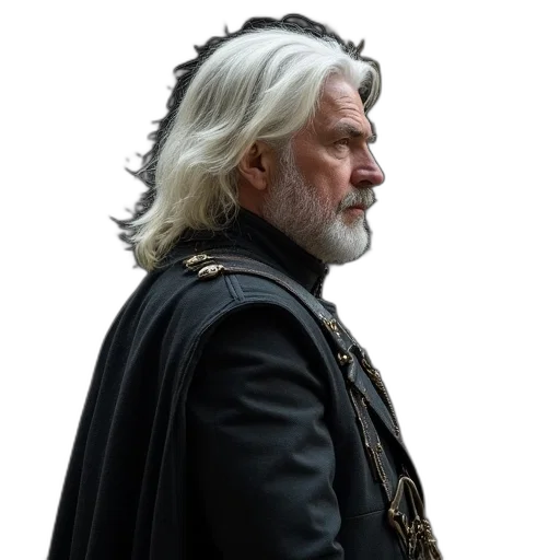 crown, jacket, hair, george transparent PNG cut-out
