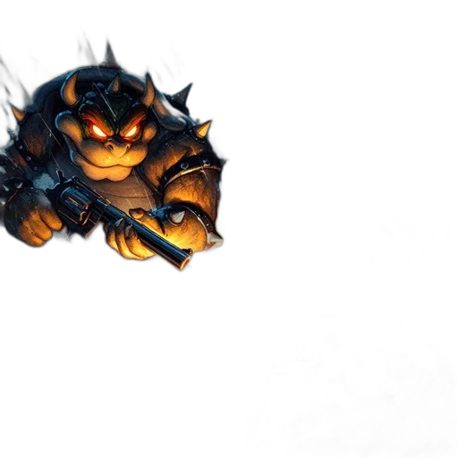 dragon, creature, weapon, mask, concept art, fantasy art, pixel art, 3d render transparent PNG cut-out