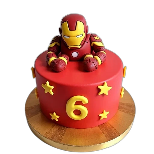 3d render, birthday, cake, red, yellow, color, scheme, featuring transparent PNG cut-out