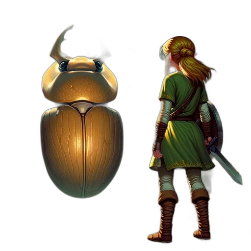 mask, weapon, sword, concept art, fantasy art, 3d render, pixel art, golden transparent PNG cut-out