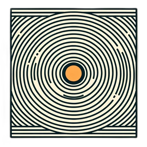 hair, robot, outer space, abstract, composition, features, concentric, circles transparent PNG cut-out