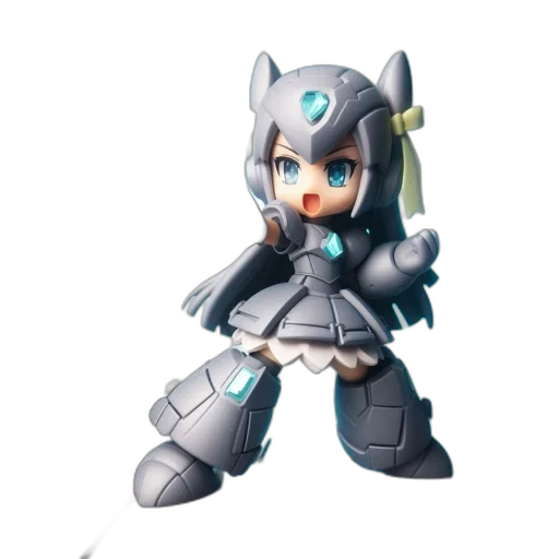 robot, weapon, staff, sword, 3d render, concept art, pixel art, fantasy art transparent PNG cut-out