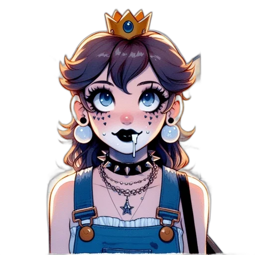 crown, staff, jewelry, pixel art, concept art, anime, cartoon, monochrome transparent PNG cut-out