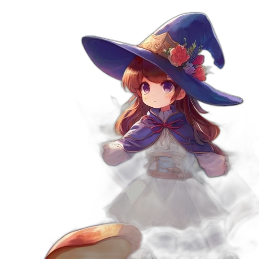 hat, staff, dress, crown, fantasy art, pixel art, watercolor, concept art transparent PNG cut-out