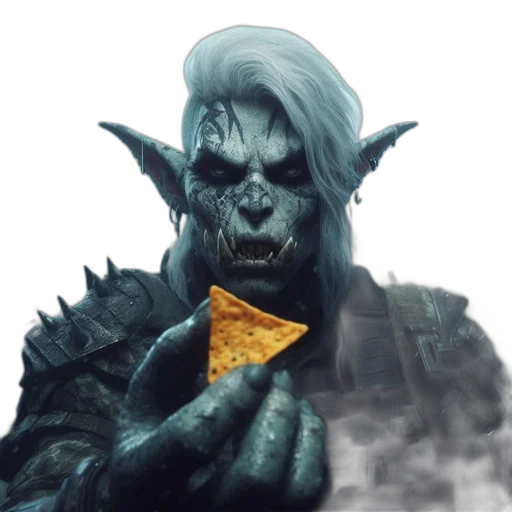 food, face, mask, creature, concept art, fantasy art, pixel art, 3d render transparent PNG cut-out