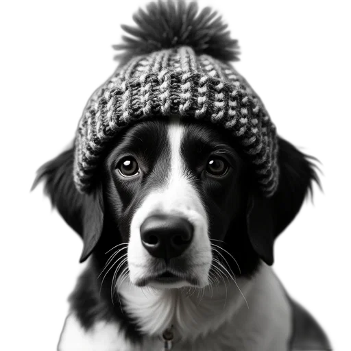 hat, animal, face, staff transparent PNG cut-out