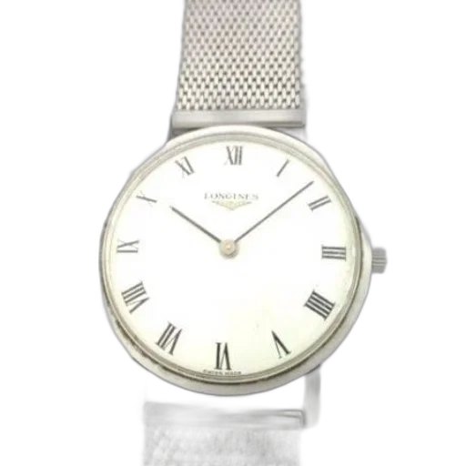 jewelry, classic, longines, watch, white, face, roman, numerals transparent PNG cut-out