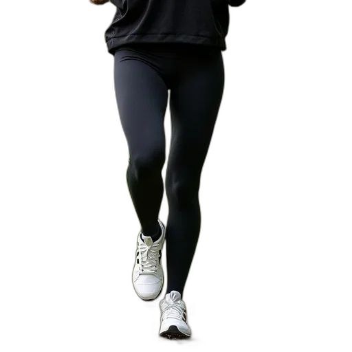 staff, 3d render, person, jogging, grassy, path, trees, background transparent PNG cut-out