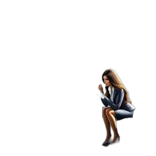 furniture, pixel art, concept art, elegant, living, area, features, woman transparent PNG cut-out
