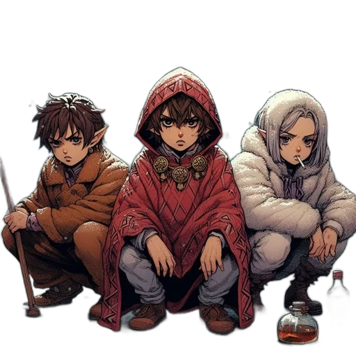 staff, sword, weapon, umbrella, comic book art, pixel art, concept art, anime transparent PNG cut-out