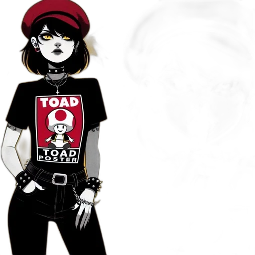 concept art, comic book art, cartoon, fantasy art, red, stylized, female, character transparent PNG cut-out