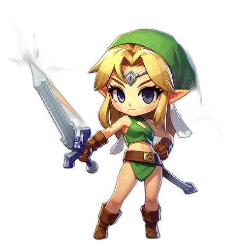 weapon, sword, staff, pixel art, concept art, fantasy art, 3d render, green transparent PNG cut-out